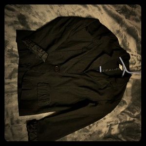 Black 3/4 sleeve blazer